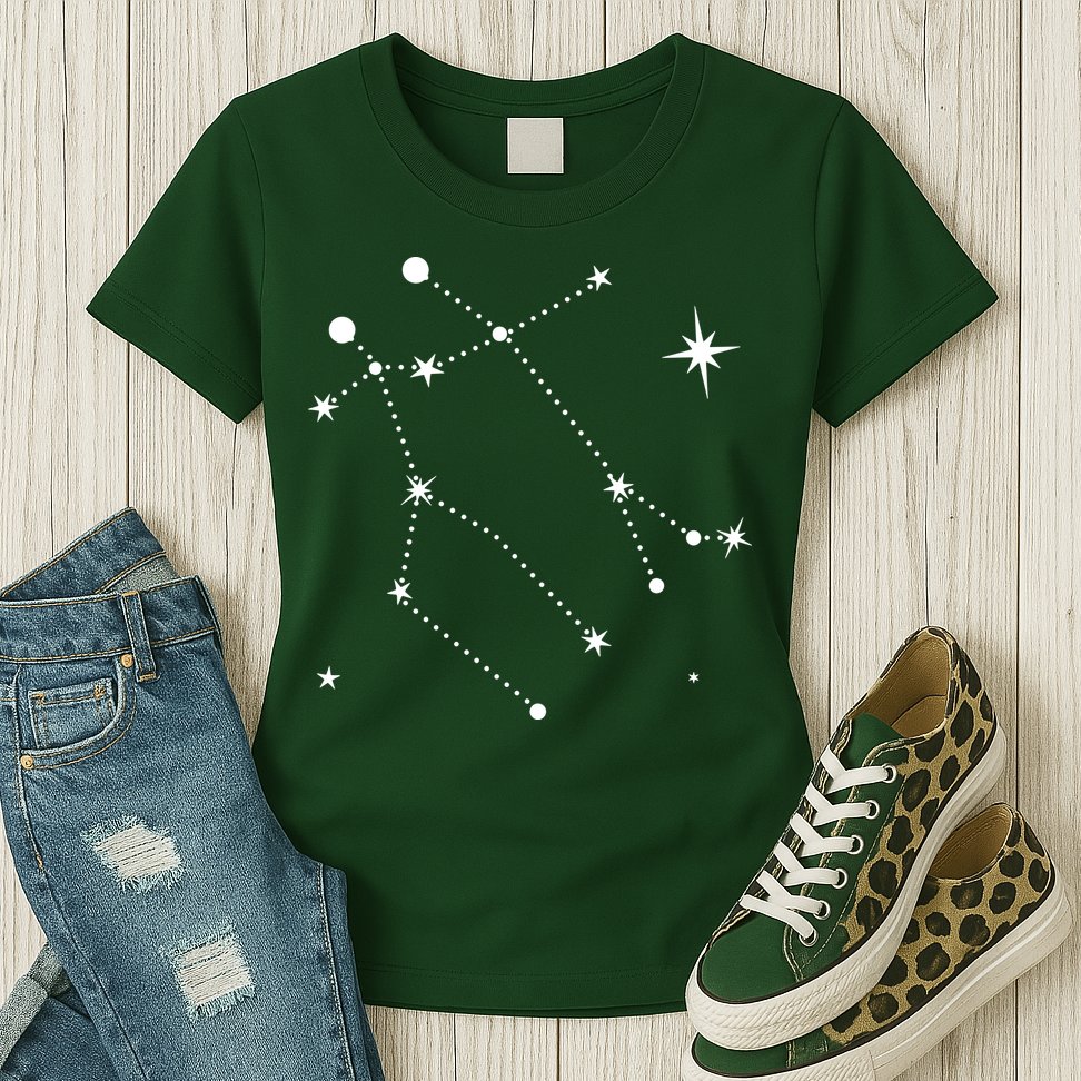 Gemini Constellation Zodiac Womens T-Shirt