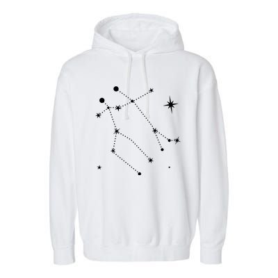 Gemini Constellation Zodiac Garment-Dyed Fleece Hoodie