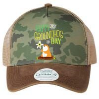 Groundhog Day 2024 Happy Ground Hog Legacy Tie Dye Trucker Hat