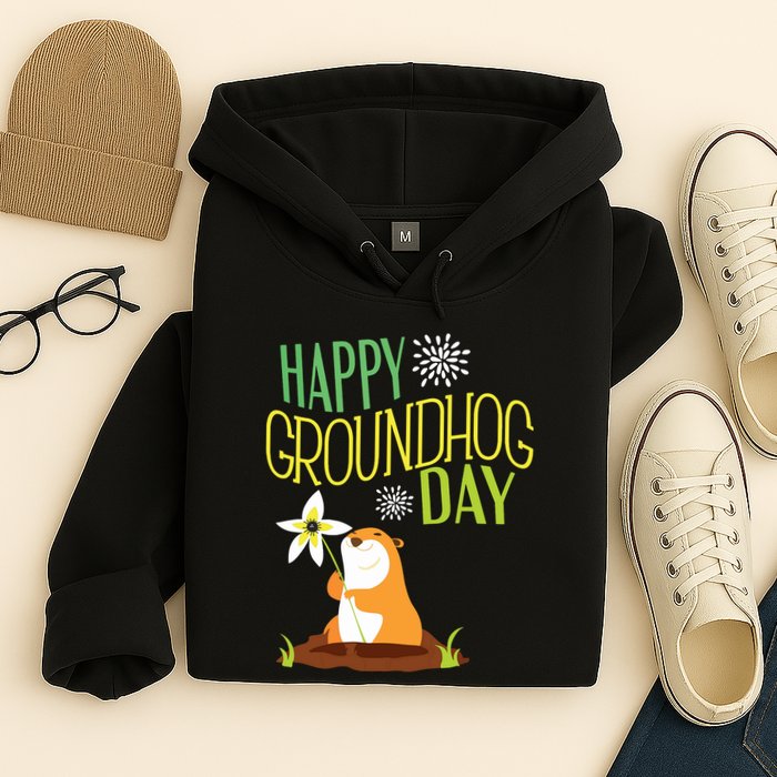 Groundhog Day 2024 Happy Ground Hog Hoodie