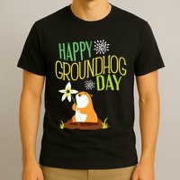 Groundhog Day 2024 Happy Ground Hog T-Shirt