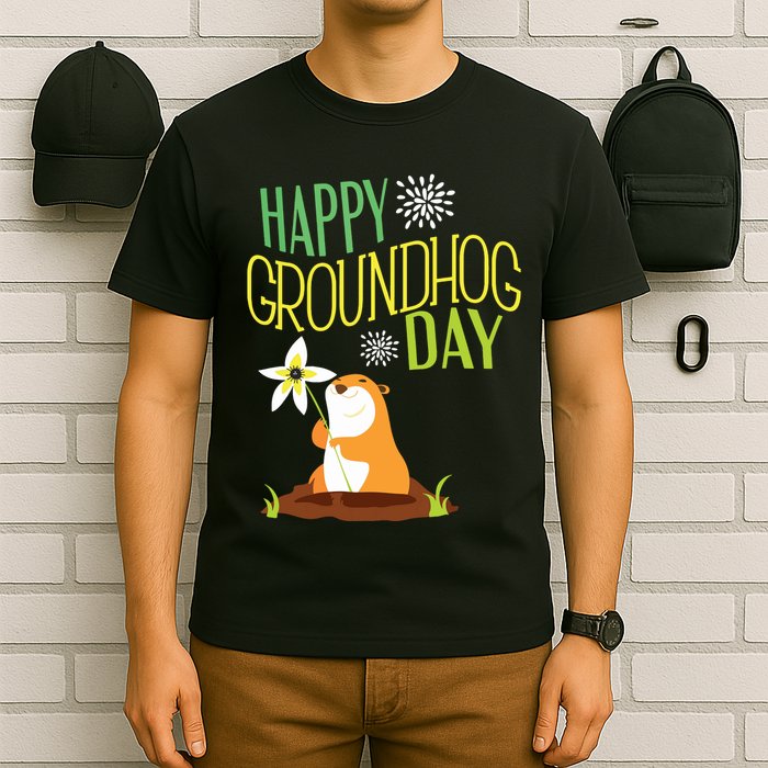 Groundhog Day 2024 Happy Ground Hog T-Shirt
