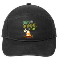 Groundhog Day 2024 Happy Ground Hog 7-Panel Snapback Hat