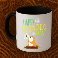 Groundhog Day 2024 Happy Ground Hog Mug
