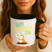 Groundhog Day 2024 Happy Ground Hog Mug