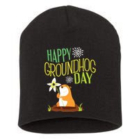 Groundhog Day 2024 Happy Ground Hog Short Acrylic Beanie