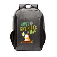 Groundhog Day 2024 Happy Ground Hog Vector Backpack
