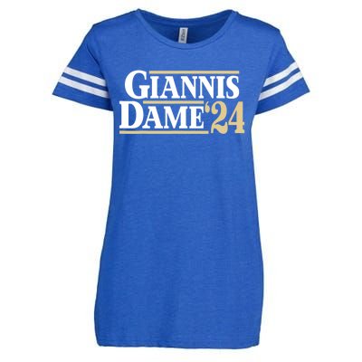 Giannis Dame 24 Enza Ladies Jersey Football T-Shirt