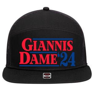 Giannis Dame 24 7 Panel Mesh Trucker Snapback Hat