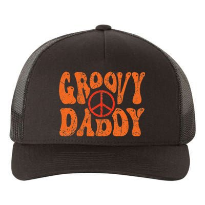 Groovy Daddy 70s Aesthetic Nostalgia 1970's Retro Dad Yupoong Adult 5-Panel Trucker Hat