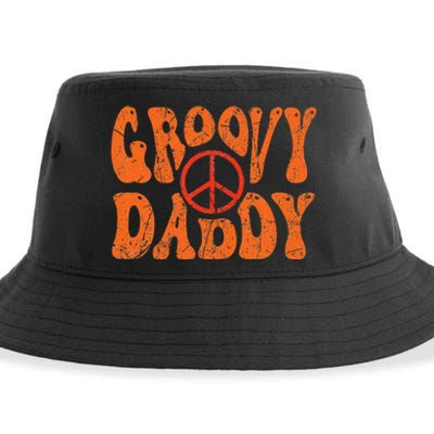 Groovy Daddy 70s Aesthetic Nostalgia 1970's Retro Dad Sustainable Bucket Hat