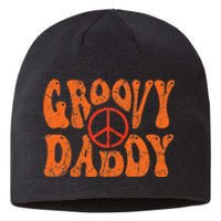 Groovy Daddy 70s Aesthetic Nostalgia 1970's Retro Dad Sustainable Beanie