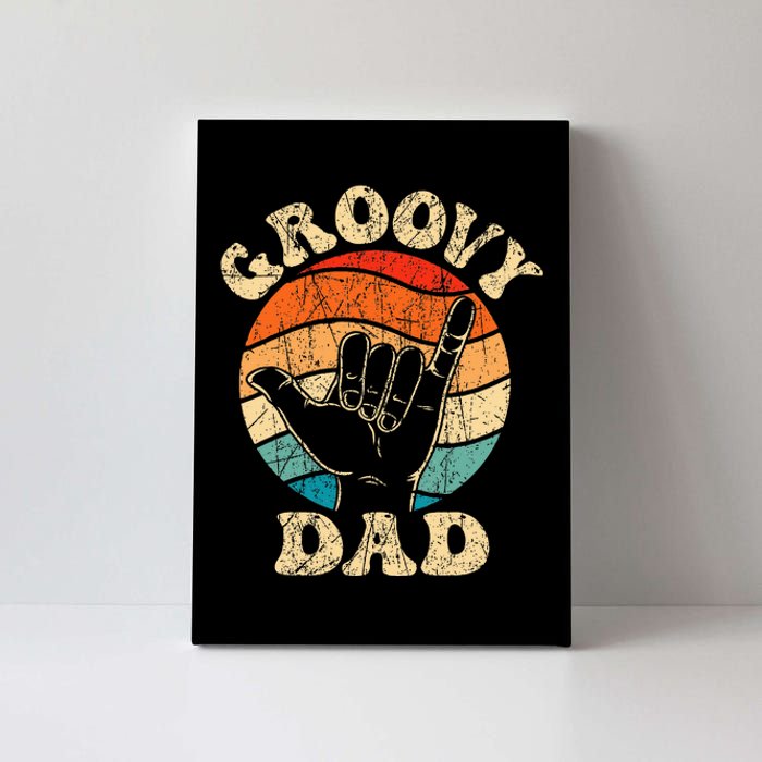 Groovy Dad 70s Aesthetic Nostalgia 1970's Dad Canvas