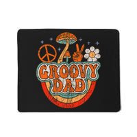 Groovy Dad 70s Aesthetic Nostalgia 1970S Hippie Dad Retro Mousepad