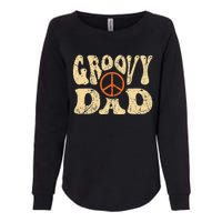 Groovy Dad 70s Aesthetic Nostalgia 1970's Retro Dad Womens California Wash Sweatshirt