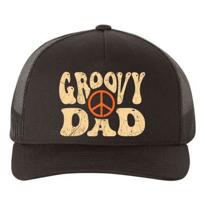 Groovy Dad 70s Aesthetic Nostalgia 1970's Retro Dad Yupoong Adult 5-Panel Trucker Hat