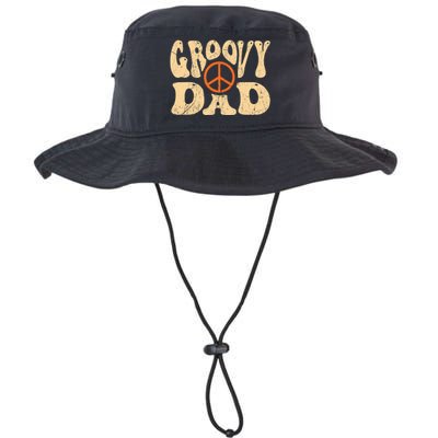 Groovy Dad 70s Aesthetic Nostalgia 1970's Retro Dad Legacy Cool Fit Booney Bucket Hat