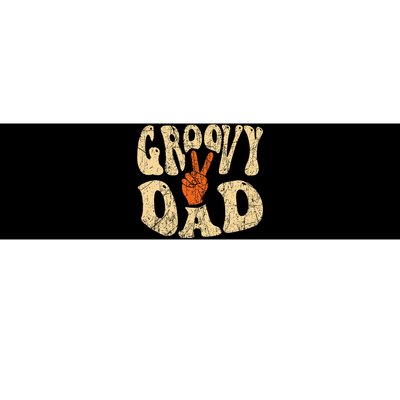 Groovy Dad 70s Aesthetic Nostalgia 1970S Bumper Sticker