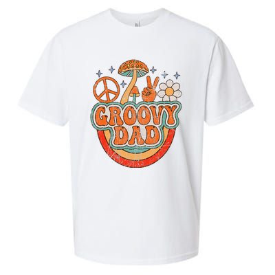 Groovy Dad 70s Aesthetic Nostalgia 1970's Hippie Dad Retro Sueded Cloud Jersey T-Shirt