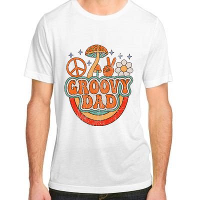 Groovy Dad 70s Aesthetic Nostalgia 1970's Hippie Dad Retro Adult ChromaSoft Performance T-Shirt