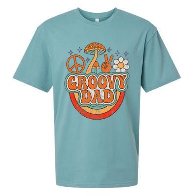 Groovy Dad 70s Aesthetic Nostalgia 1970's Hippie Dad Retro Sueded Cloud Jersey T-Shirt