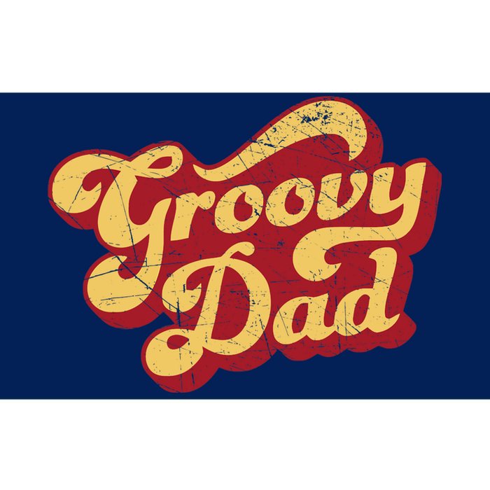 Groovy Dad 70s Aesthetic Nostalgia 1970's Retro Dad Bumper Sticker