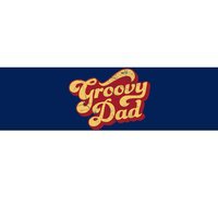 Groovy Dad 70s Aesthetic Nostalgia 1970's Retro Dad Bumper Sticker