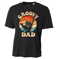 Groovy Dad 70s Aesthetic Nostalgia 1970S Retro Groovy Dad Cooling Performance Crew T-Shirt