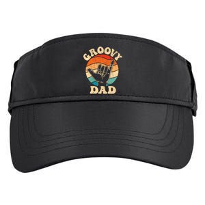 Groovy Dad 70s Aesthetic Nostalgia 1970S Retro Groovy Dad Adult Drive Performance Visor