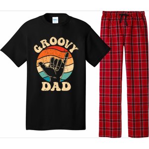 Groovy Dad 70s Aesthetic Nostalgia 1970S Retro Groovy Dad Pajama Set