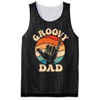 Groovy Dad 70s Aesthetic Nostalgia 1970S Retro Groovy Dad Mesh Reversible Basketball Jersey Tank