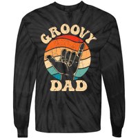 Groovy Dad 70s Aesthetic Nostalgia 1970S Retro Groovy Dad Tie-Dye Long Sleeve Shirt