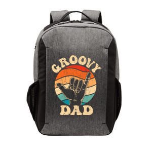 Groovy Dad 70s Aesthetic Nostalgia 1970S Retro Groovy Dad Vector Backpack