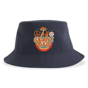 Groovy Dad 70s Aesthetic Nostalgia 1970's Hippie Dad Retro Sustainable Bucket Hat