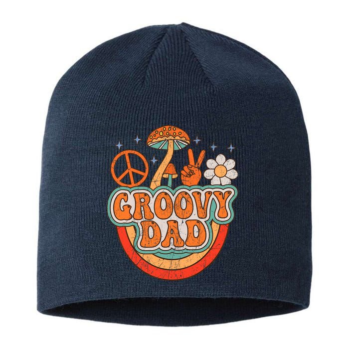 Groovy Dad 70s Aesthetic Nostalgia 1970's Hippie Dad Retro Sustainable Beanie