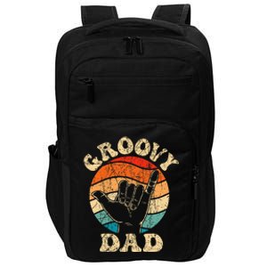 Groovy Dad 70s Aesthetic Nostalgia 1970S Impact Tech Backpack