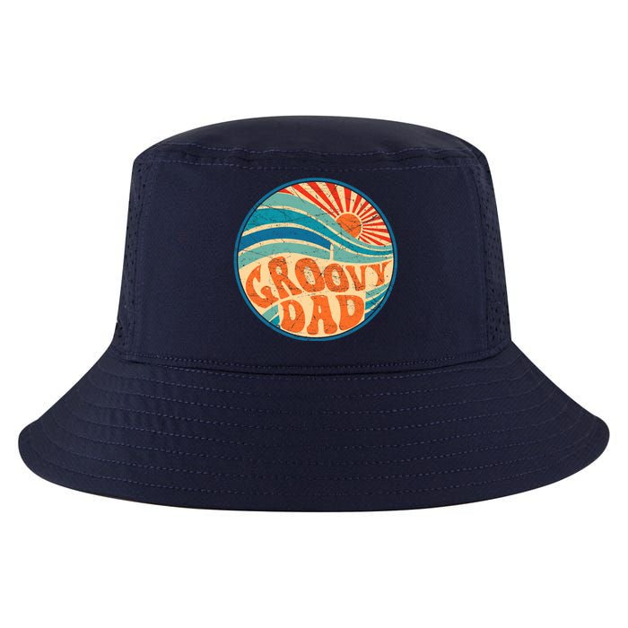 Groovy Dad 70s Aesthetic Nostalgia 1970's Hippie Dad Retro Cool Comfort Performance Bucket Hat