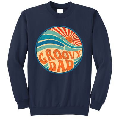 Groovy Dad 70s Aesthetic Nostalgia 1970's Hippie Dad Retro Sweatshirt