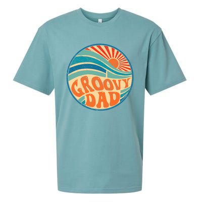 Groovy Dad 70s Aesthetic Nostalgia 1970's Hippie Dad Retro Sueded Cloud Jersey T-Shirt