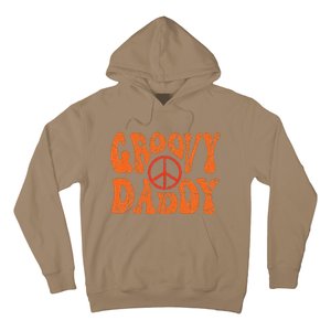 Groovy Daddy 70s Aesthetic Nostalgia 1970s Retro Dad Hoodie