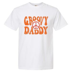 Groovy Daddy 70s Aesthetic Nostalgia 1970s Retro Dad Garment-Dyed Heavyweight T-Shirt