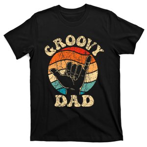 Groovy Dad 70s Aesthetic Nostalgia 1970s Retro T-Shirt