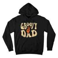 Groovy Dad 70s Aesthetic Nostalgia 1970's Retro Dad Hoodie