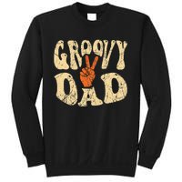 Groovy Dad 70s Aesthetic Nostalgia 1970's Retro Dad Sweatshirt