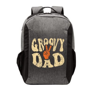 Groovy Dad 70s Aesthetic Nostalgia 1970's Retro Dad Vector Backpack