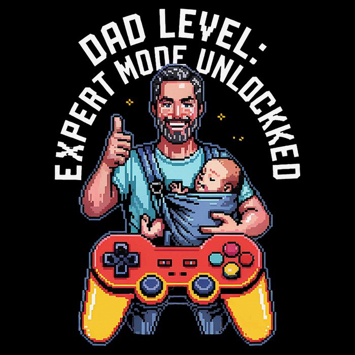 Gamer Dad  Achievement Unlocked Fatherhood Backpack