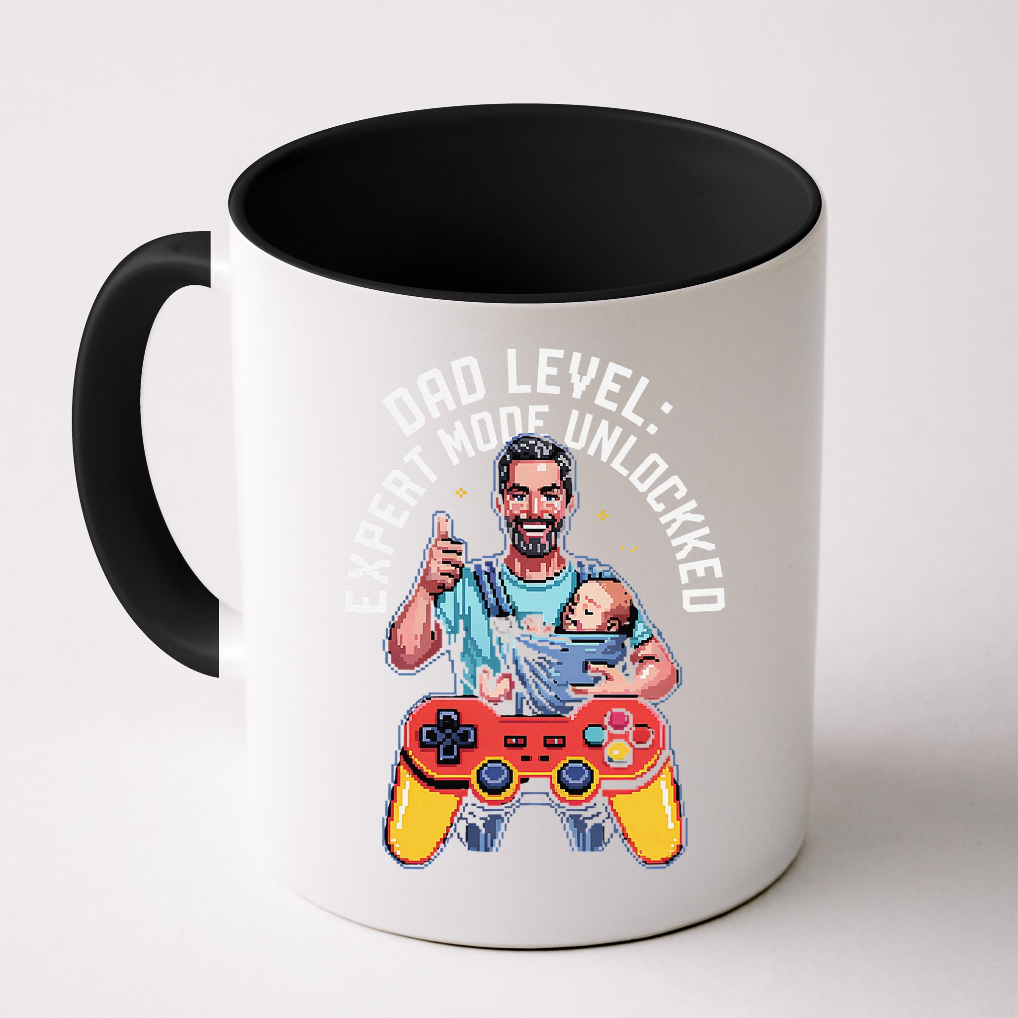 Gamer Dad  Achievement Unlocked Fatherhood Mug