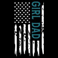 Girl Dad American Flag Impact Tech Backpack
