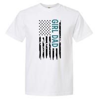 Girl Dad American Flag Garment-Dyed Heavyweight T-Shirt