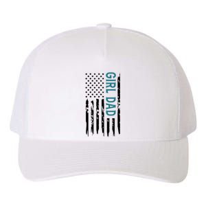 Girl Dad American Flag Yupoong Adult 5-Panel Trucker Hat